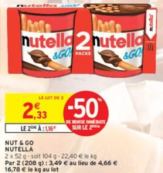Nut & Go Nutella