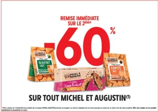 Gamme biscuits et apéritifs Michel et Augustin