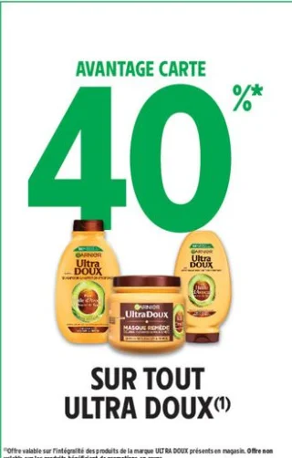 Gamme de soins capillaires Ultra Doux Garnier