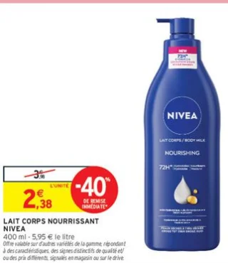 LAIT CORPS NOURRISSANT NIVEA