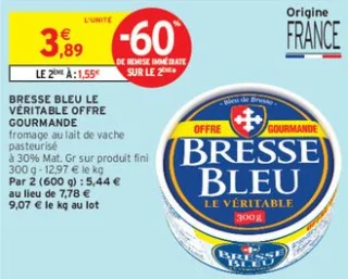 Fromage Bresse Bleu Le Véritable Offre Gourmande