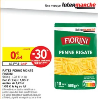 Pâtes Penne Rigate Fiorini