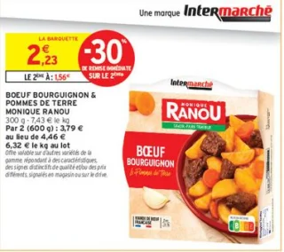 Boeuf Bourguignon & pommes de terre Monique Ranou