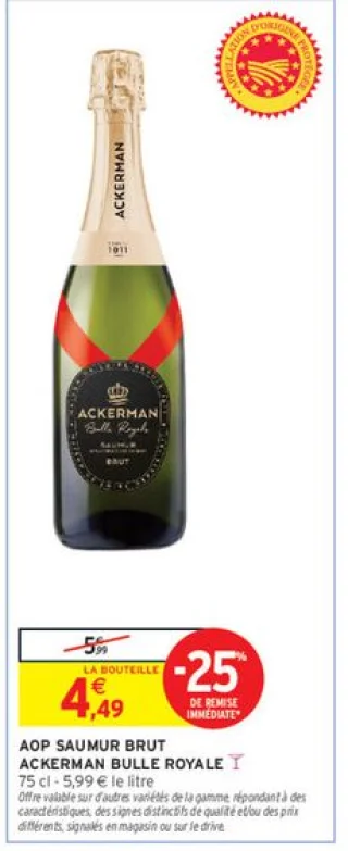 AOP SAUMUR BRUT ACKERMAN BULLE ROYALE