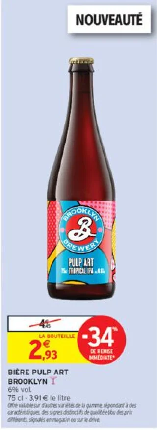 Bière Pulp Art Brooklyn