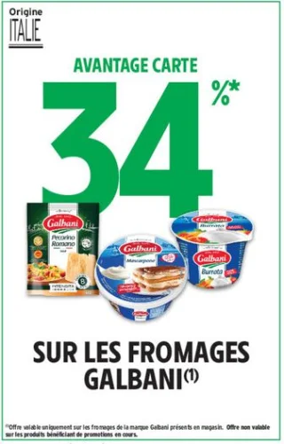 Les fromages Galbani