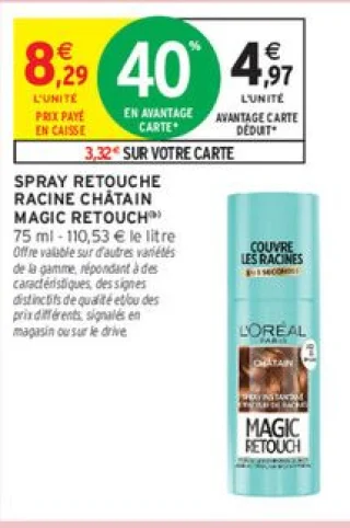 Spray retouche racine châtain Magic Retouch L'Oréal Paris