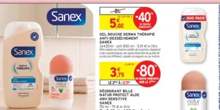 GEL DOUCHE DERMA THÉRAPIE ANTI-DESSÈCHEMENT SANEX