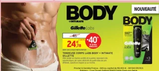 Tondeuse Corps Labs Body + Intimate Gillette