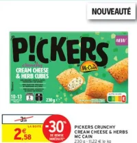 PICKERS CRUNCHY CREAM CHEESE & HERBS MC CAIN