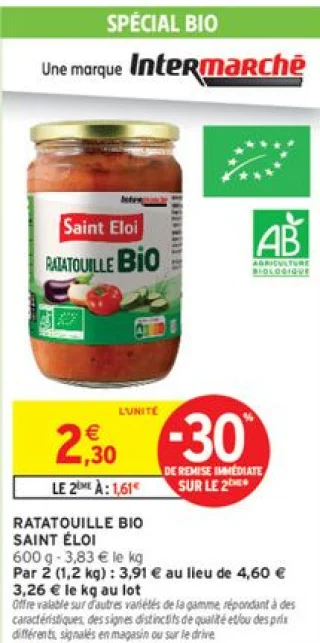 RATATOUILLE BIO SAINT ÉLOI
