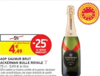 AOP SAUMUR BRUT ACKERMAN BULLE ROYALE