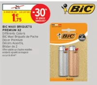 BIC MAXI BRIQUETS PREMIUM X2