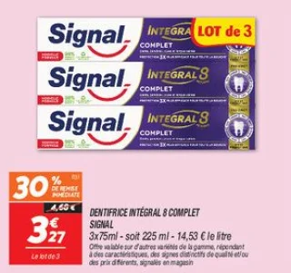 Dentifrice intégral 8 complet