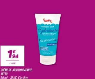 Crème de jour hydratante