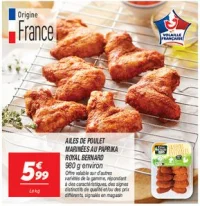 Ailes de poulet marinées au paprika