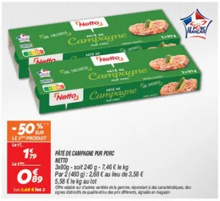 Pâté de campagne  pur porc