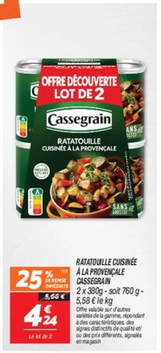 Ratatouille  cuisinée à la provençale