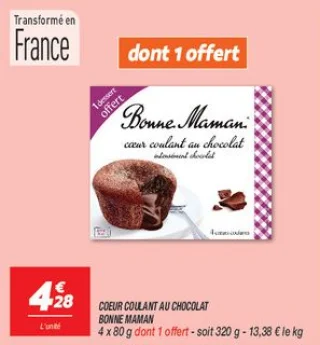Coeur coulant au chocolat 