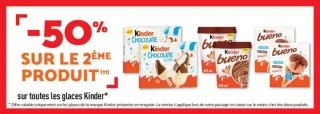 Sur toutes les glaces kinder