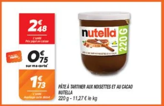 Pâte à tartiner aux noisettes et au cacao