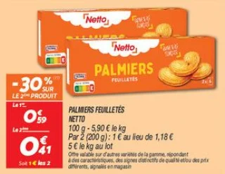 Palmiers feuilletés