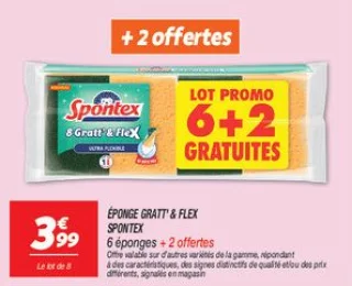 Éponge gratt' & flex