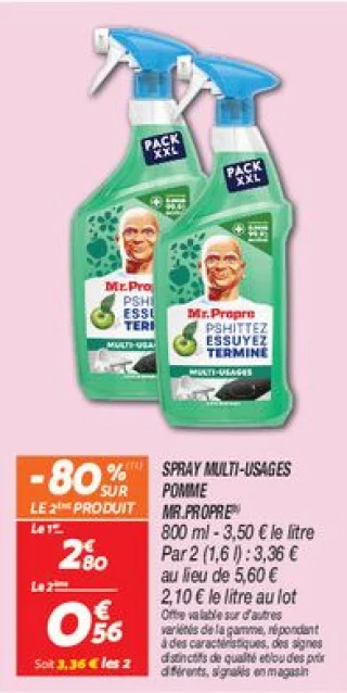 Spray multi-usages pomme