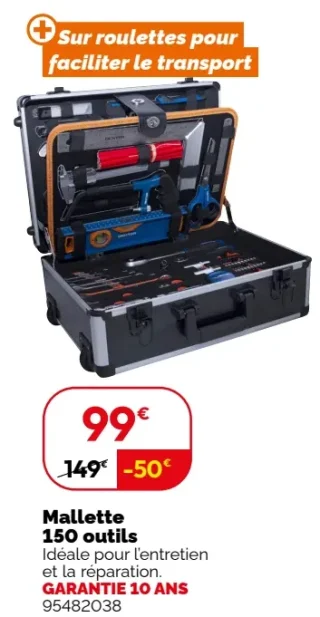 Malette 150 outils