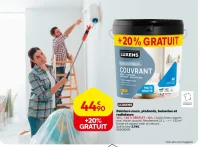 Luxens Peinture murs, plafonds, boiseries et radiateurs 10 L. + 20% GRATUIT = 12 L.