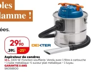 Aspirateur de cendres Dexter