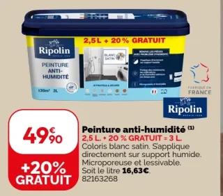 Peinture anti-humidité Ripolin