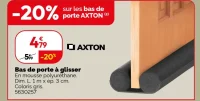 Bas de porte à glisser AXTON