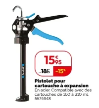 Pistolet pour cartouche à expansion