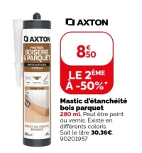 Mastic d'étanchéité bois parquet AXTON