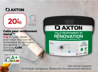 Colle pour revêtement mural AXTON