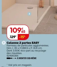 Colonne 2 portes EASY