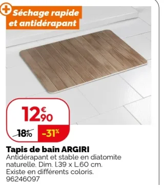 Tapis de bain ARGIRI
