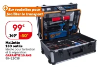 Mallette 150 outils Dexter