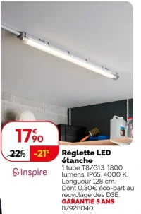 Réglette LED étanche Inspire