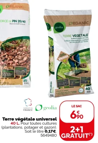 Terre végétale universel Geolia