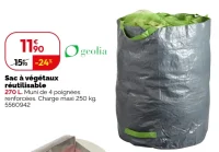 Sac à végétaux réutilisable Geolia