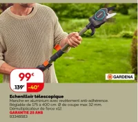 Echenilloir télescopique Gardena