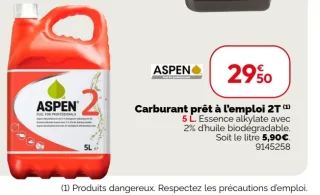 Carburant prêt à l'emploi 2T Aspen 2