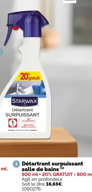 Starwax Détartrant surpuissant salle de bains