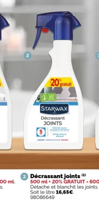 Starwax Décrassant joints
