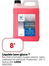 Liquide lave-glace