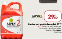 Carburant prêt à l'emploi 2T Aspen
