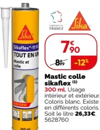 Mastic colle sikaflex
