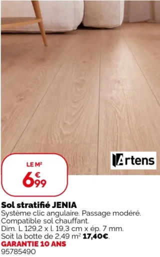 Sol stratifié JENIA